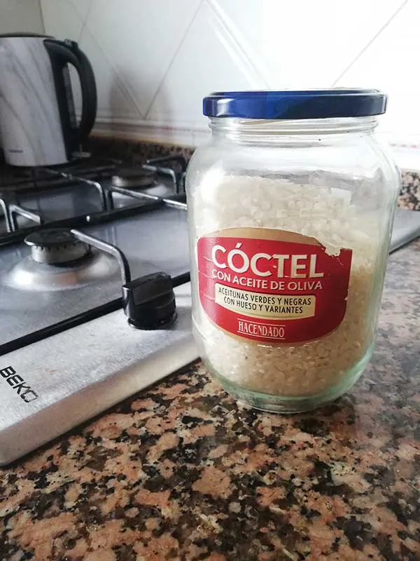 tarro cristal