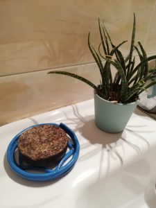 jabonera de plástico reciclado